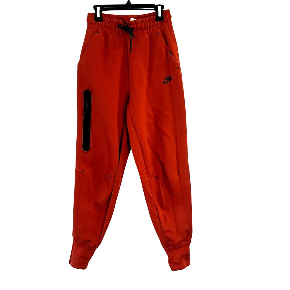 Nike Tech Fleece Jogger Pants Women's Size XS Red - Picture 3 of 7